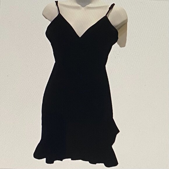 LULU'S SEALED WITH A KISS BLACK MINI DRESS - Picture 3 of 8
